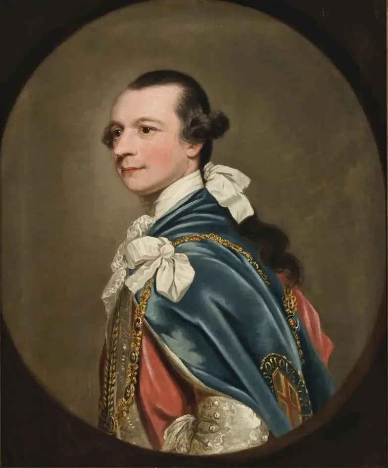 Charles Watson-Wentworth (1730–1782), 2e marquis de Rockingham - Joshua Reynolds image 1 reproduction de peinture à l’huile