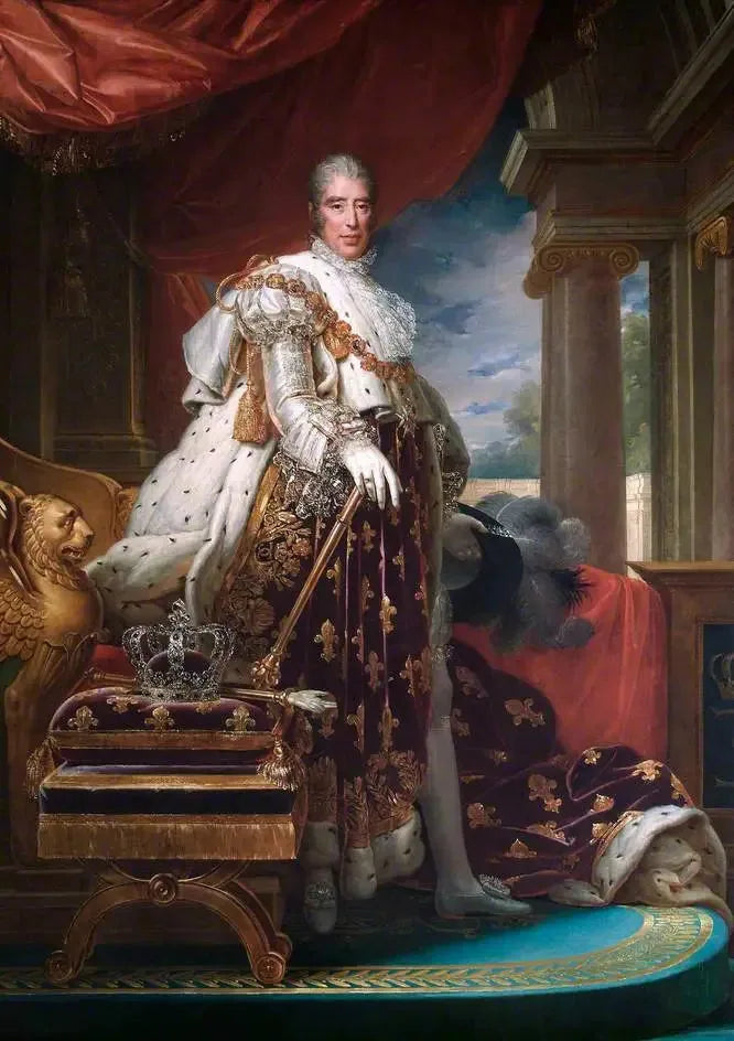 Charles X (1757–1836), roi de France - François Gérard image 1 copie de tableau peinte à la main