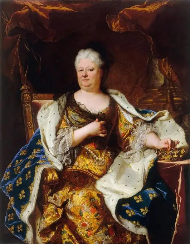 Charlotte-Élisabeth de Bavière - Hyacinthe Rigaud image 1 copie de tableau peinte à la main