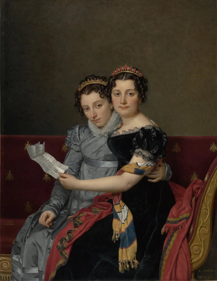 Charlotte et Zénaïde Bonaparte - Jacques-Louis David