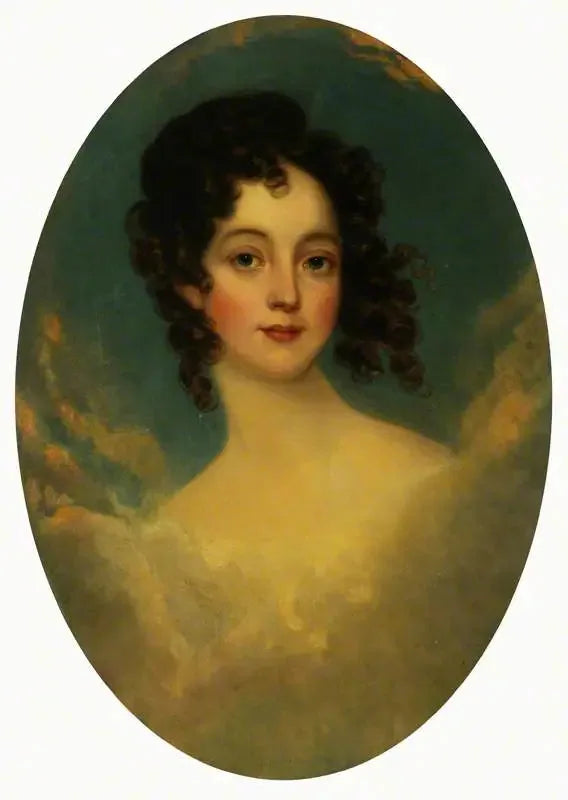 Charlotte Rothschild (1807–1859), baronne Anselme de Rothschild - Thomas Lawrence image 1 copie peinte à la main à l’huile