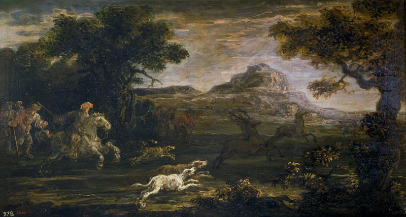 chasse au cerf - Jan de Momper