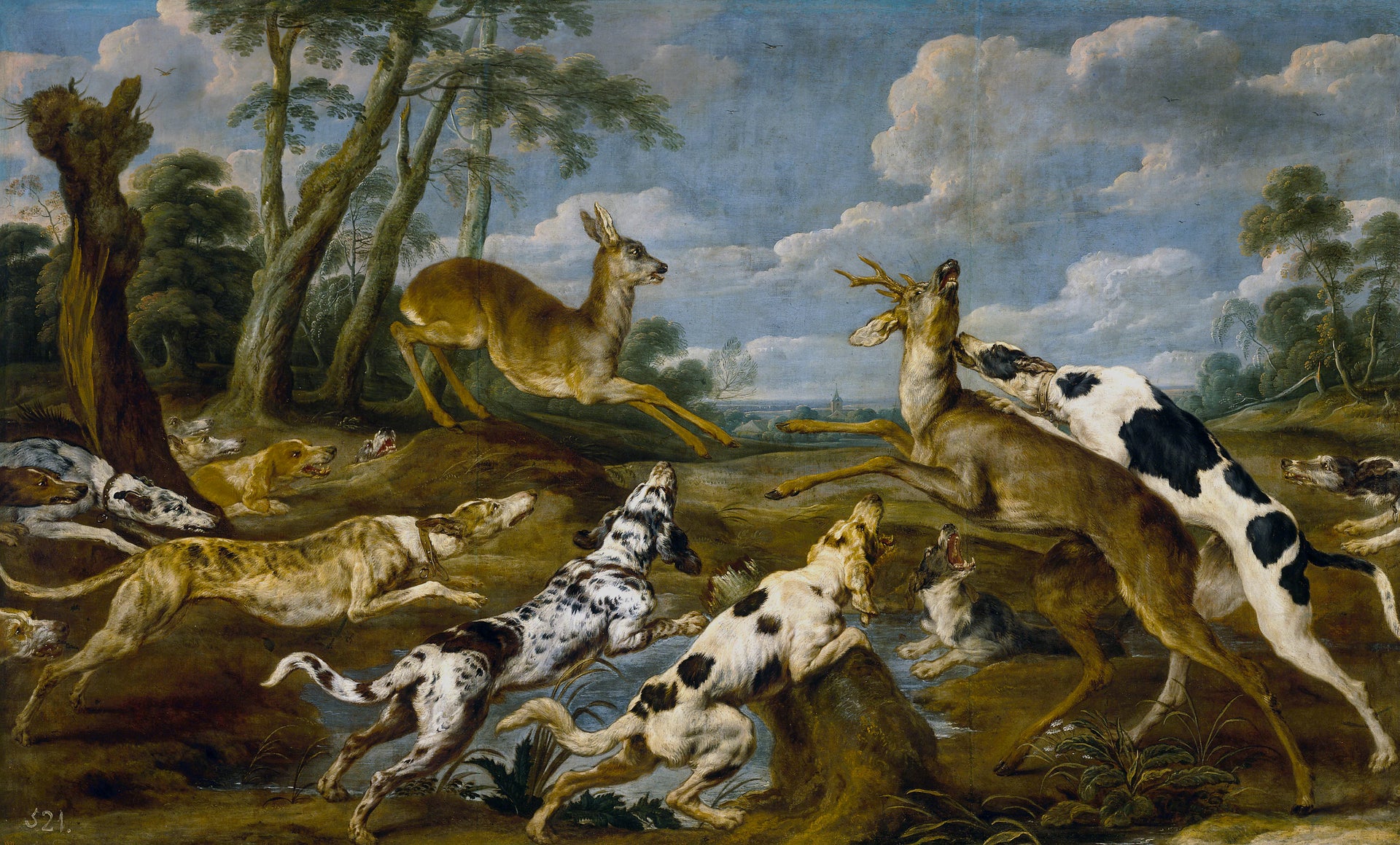 Chasse au cerf - Paul de Vos
