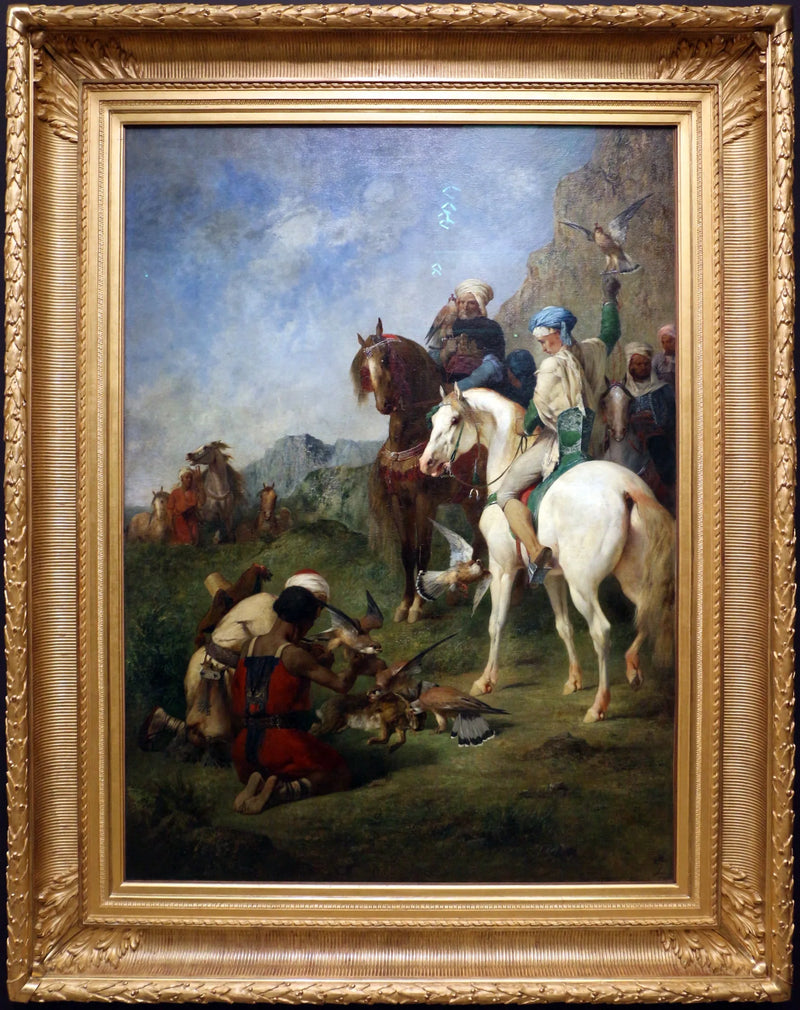 Chasse au faucon en Algérie : la curée - Eugène Fromentin