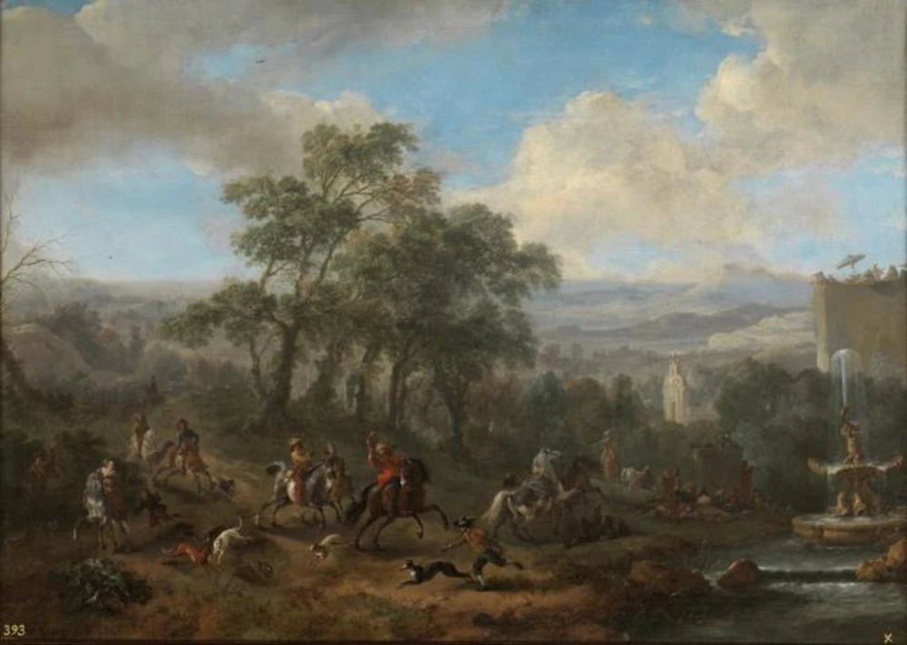 Chasse au lièvre - Philips Wouwerman