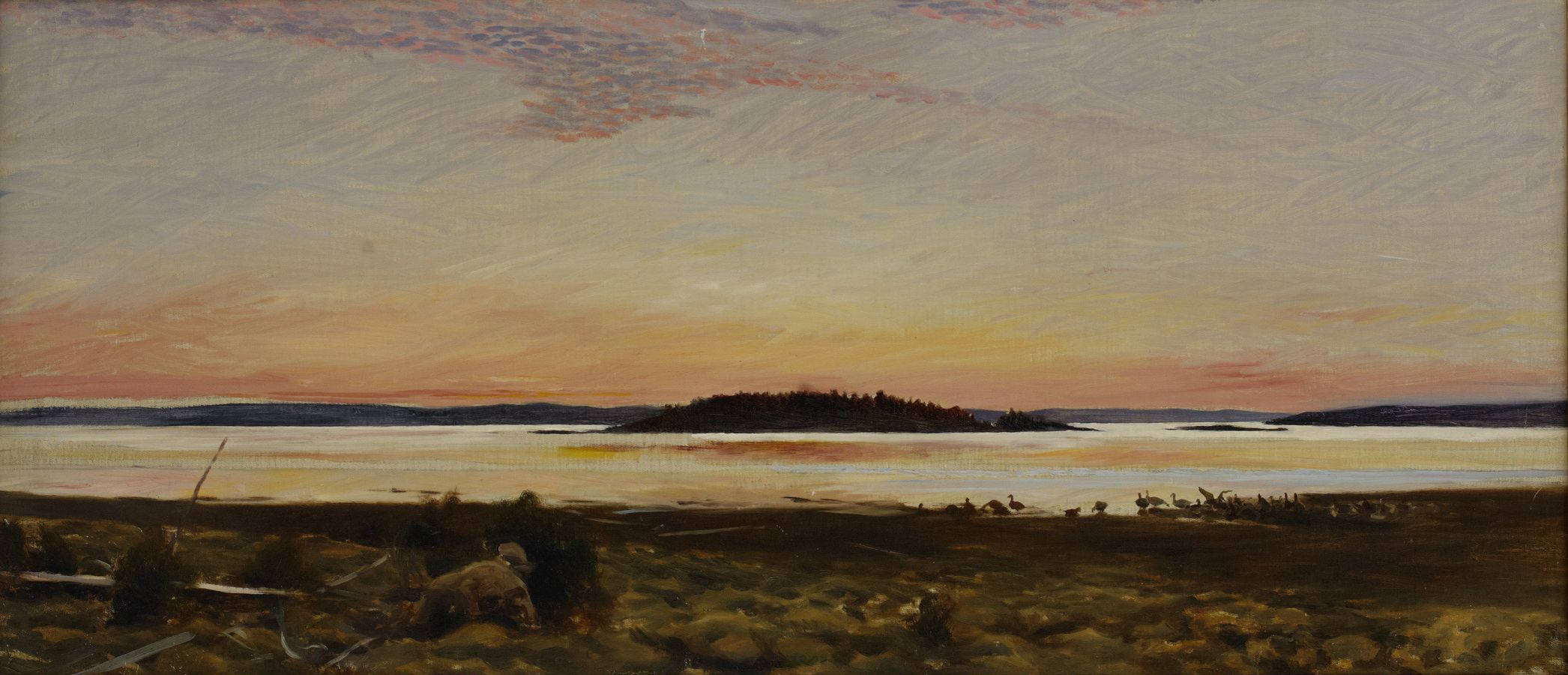 chasse aux oies - Bruno Liljefors