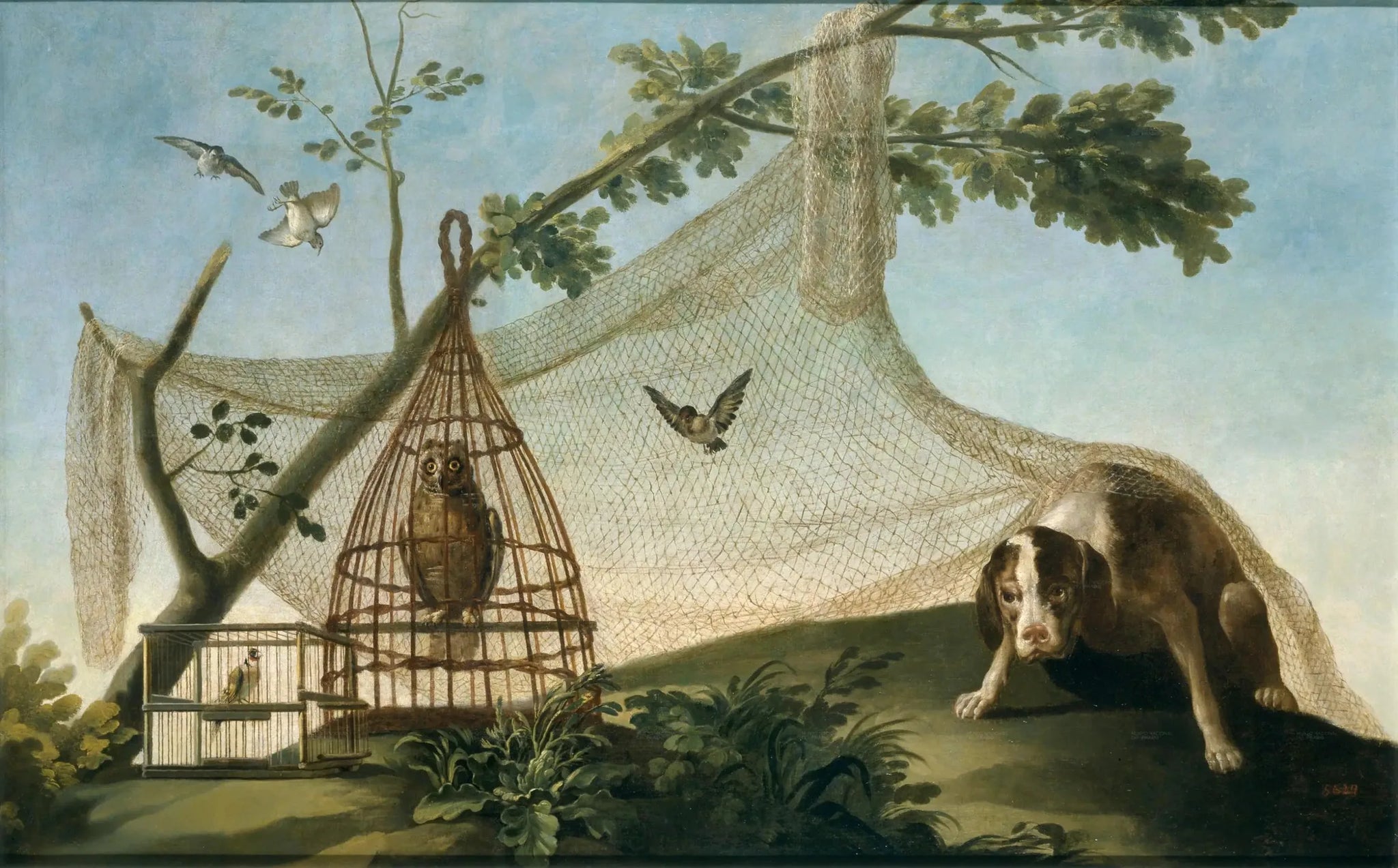 Chasse avec un appel - Francisco de Goya image 1 reproduction d’œuvre d’art à l’huile