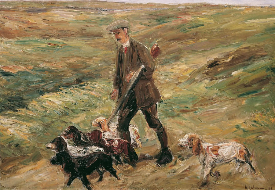 Chasseur dans les dunes - Max Liebermann