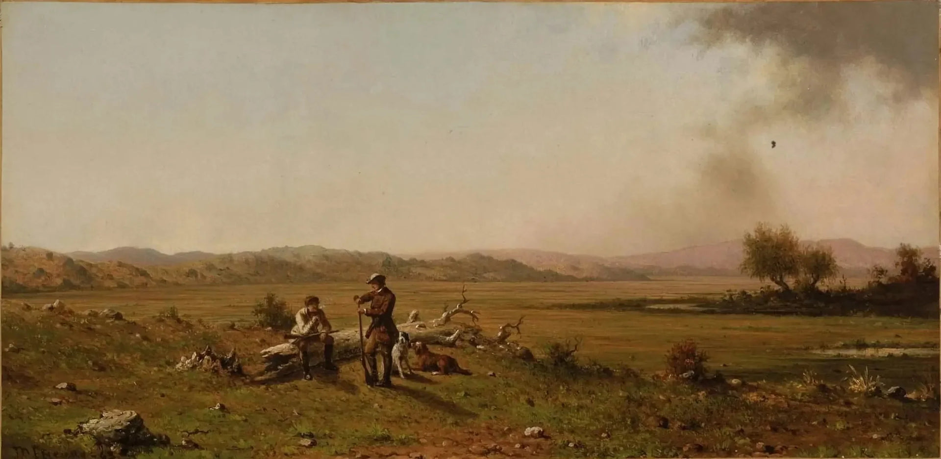 Chasseurs au repos - Martin Johnson Heade image 1 reproduction réalisée par Alpha Reproduction