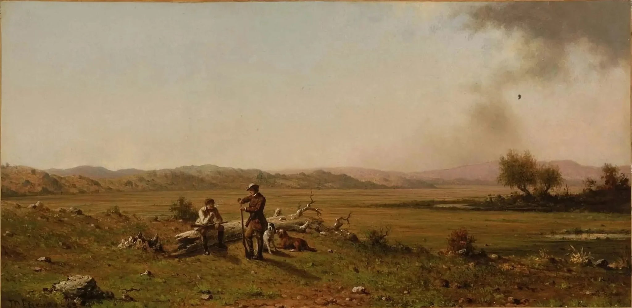 Chasseurs au repos - Martin Johnson Heade image 1 reproduction réalisée par Alpha Reproduction