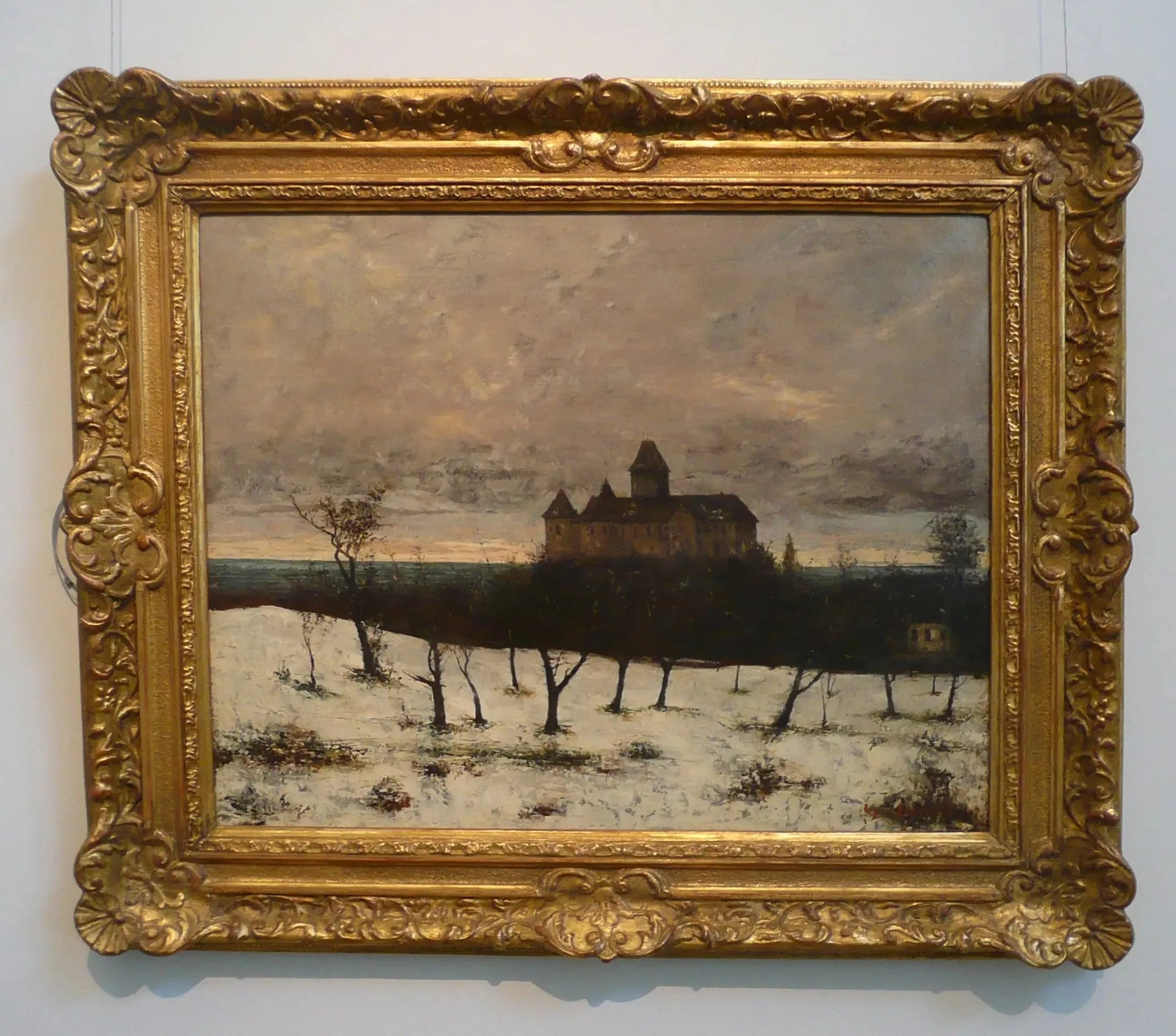 Château de Blonay - Gustave Courbet image 1 reproduction réalisée par Alpha Reproduction