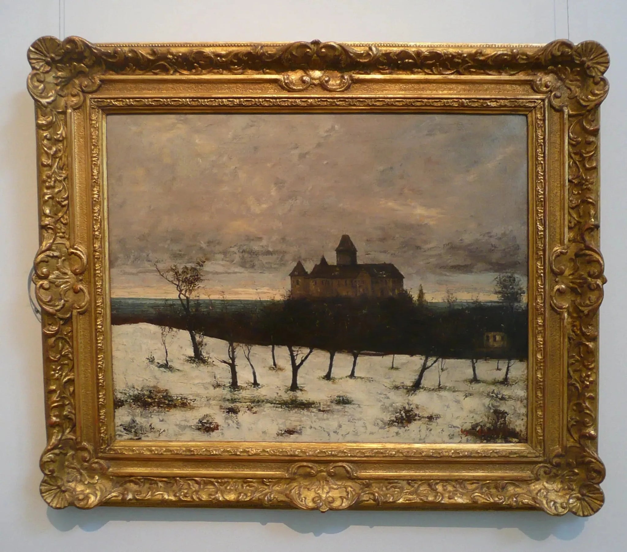 Château de Blonay - Gustave Courbet image 1 reproduction réalisée par Alpha Reproduction