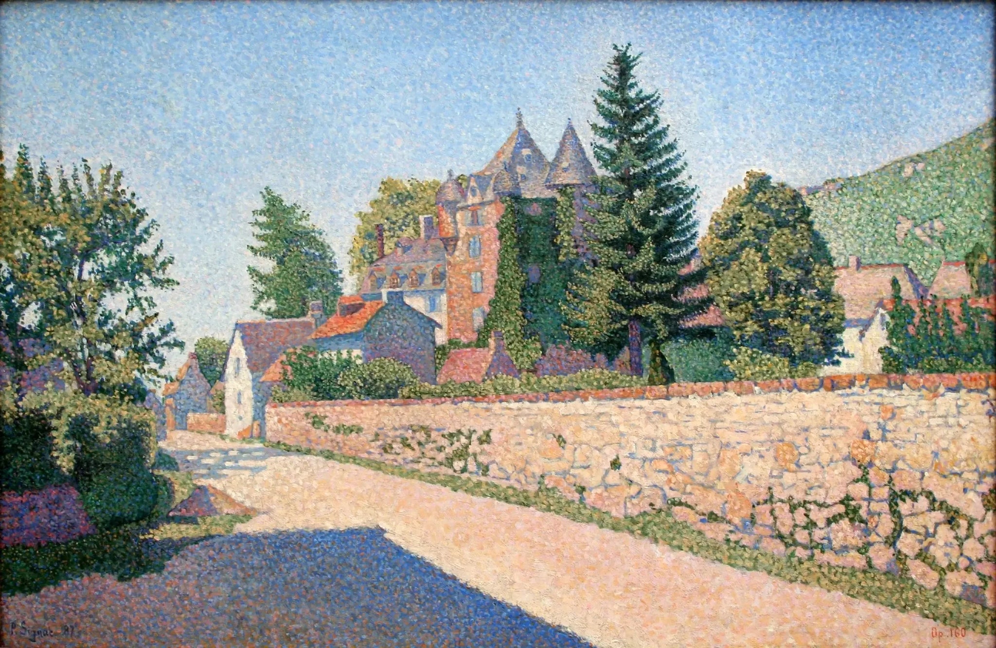 Château de Comblat - Paul Signac image 1 reproduction réalisée par Alpha Reproduction