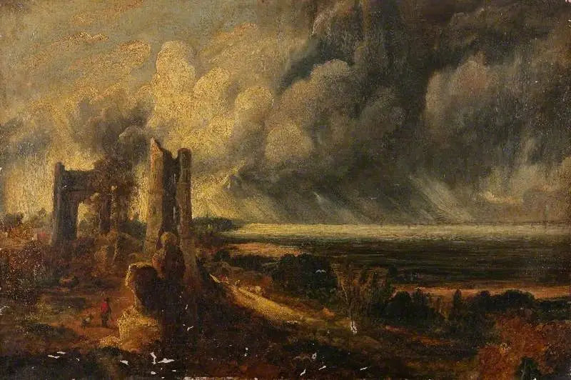 Château de Hadleigh l’embouchure de la Tamise – Matin après une nuit orageuse - John Constable - Alpha Reproduction