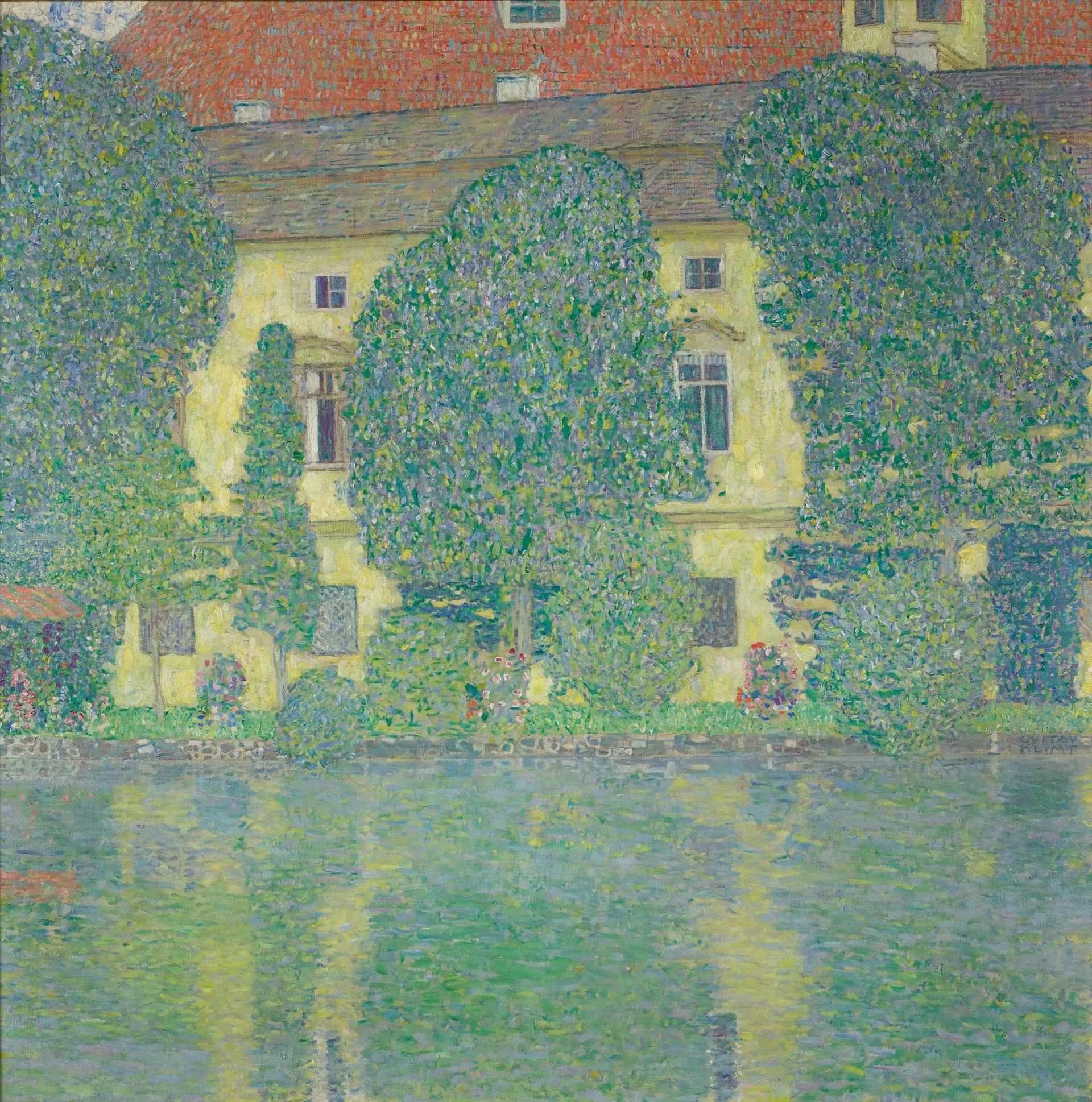 Château Kammer à Attersee III (Schloss Kammer am Attersee III) - Gustav Klimt image 1 copie peinte à la main à l’huile