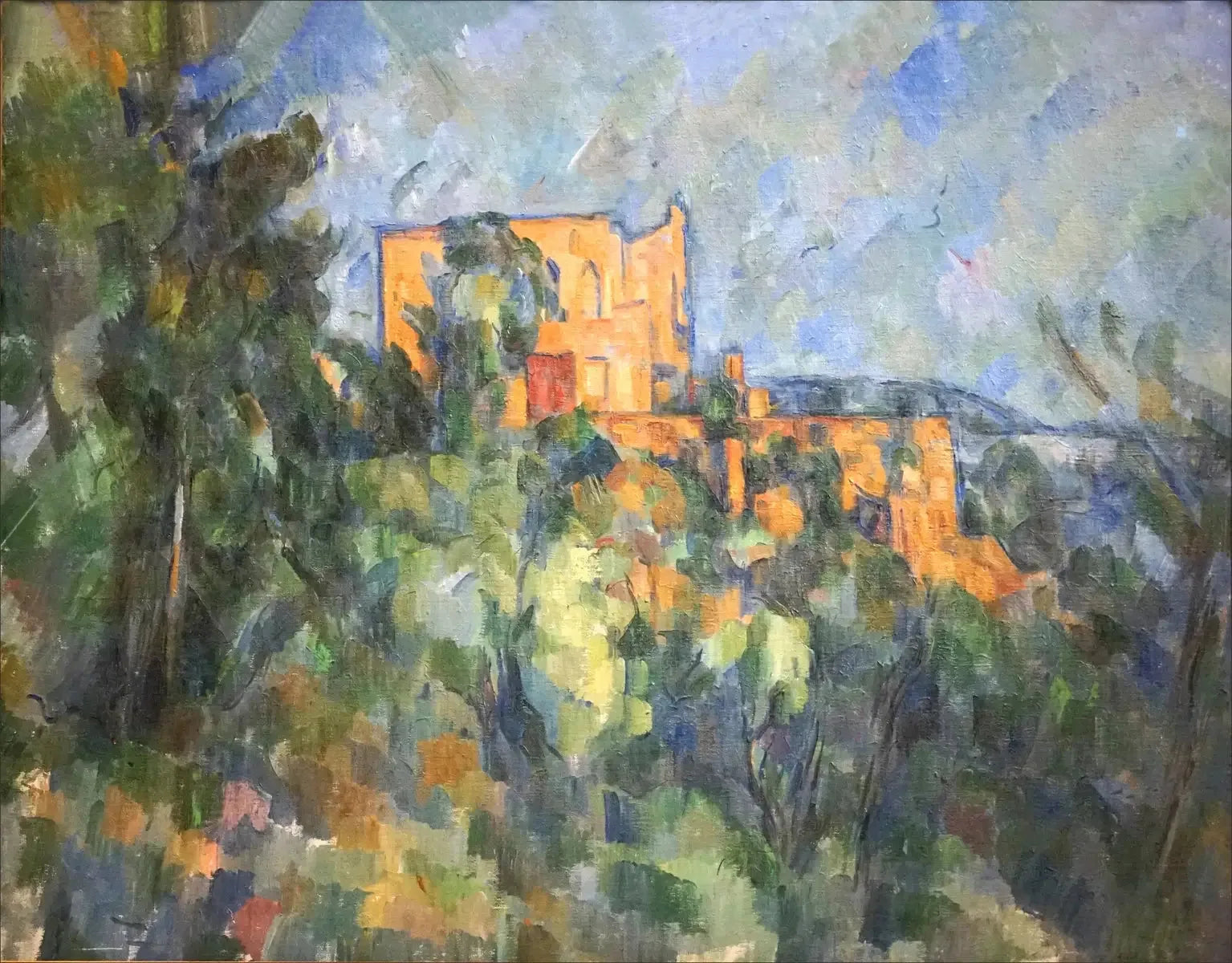 Château Noir - Paul Cézanne image 1 copie de tableau peinte à la main