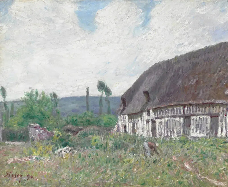 Chaumière en Normandie - Alfred Sisley