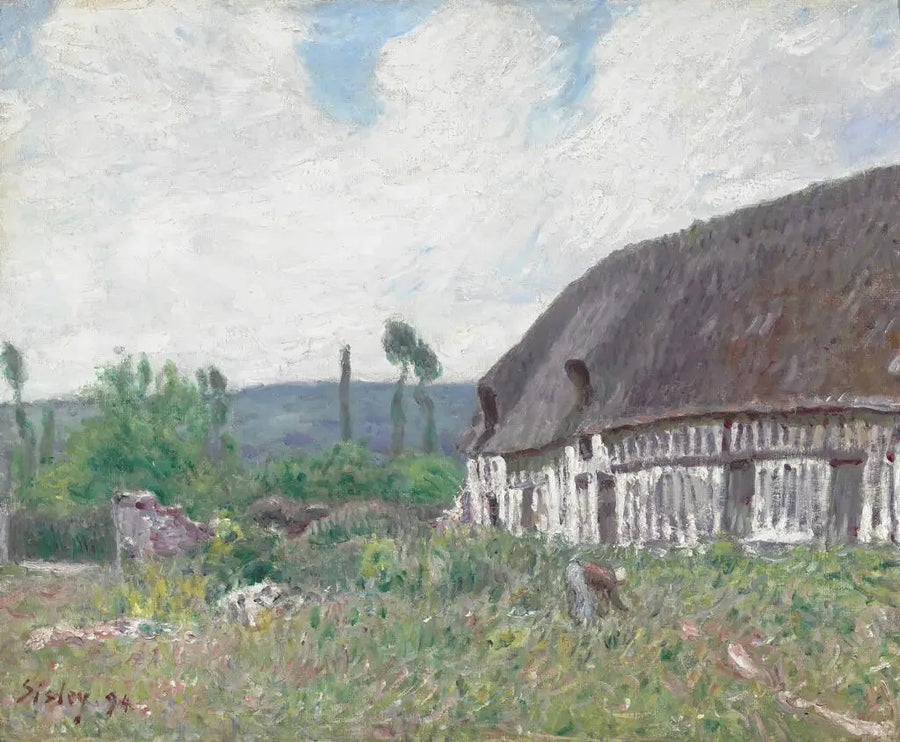 Chaumière en Normandie - Alfred Sisley