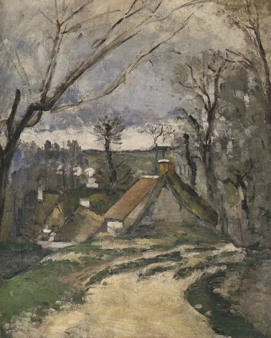 Chaumières à Auvers-sur-Oise - Paul Cézanne