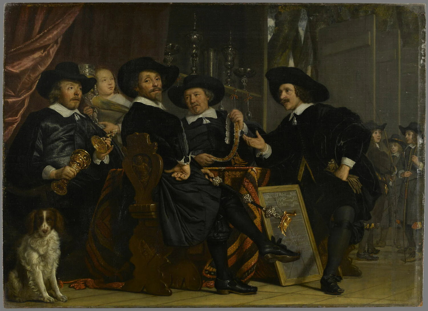 Les Chefs du corps des archers de la Garde civique d'Amsterdam (confrérie de Saint-Sébastien) - Bartholomeus van der Helst