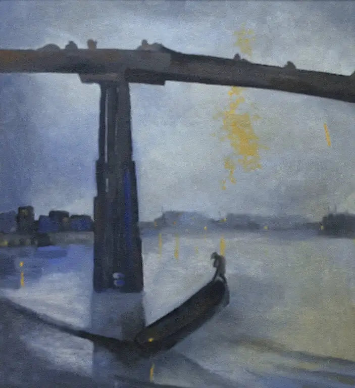 Chelsea - James Abbott McNeill Whistler image 1 copie peinte à la main à l’huile