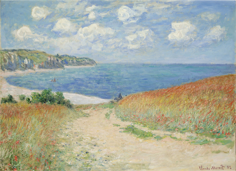 Шлях у пшениці в Pourville W753 - Клод Моне