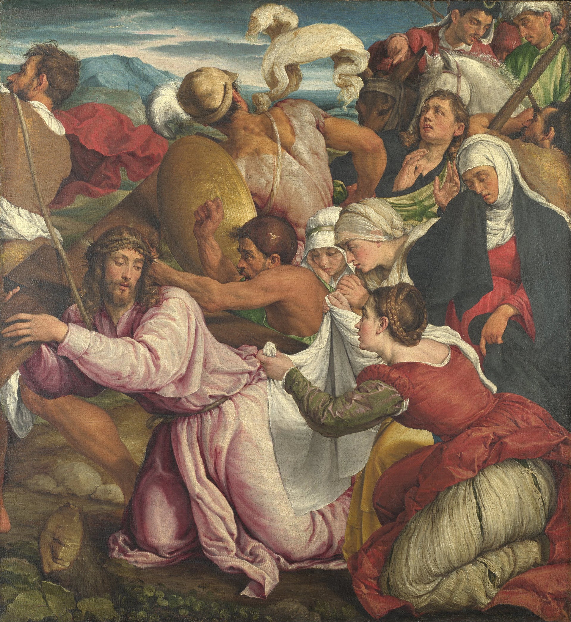 Le chemin du Calvaire - Jacopo Bassano