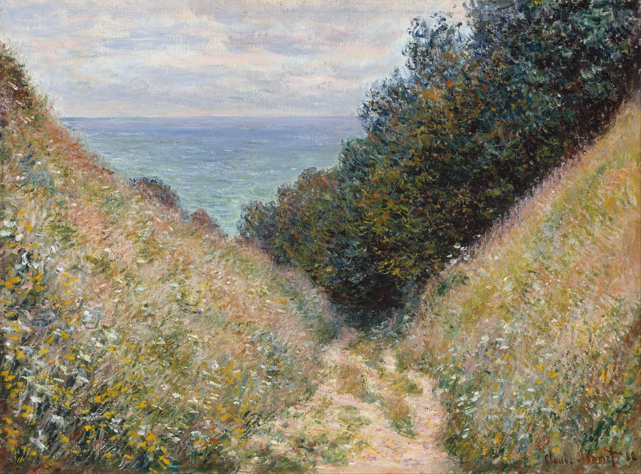 Chemin de La Cavée в Пурвілі W762 - Клод Моне