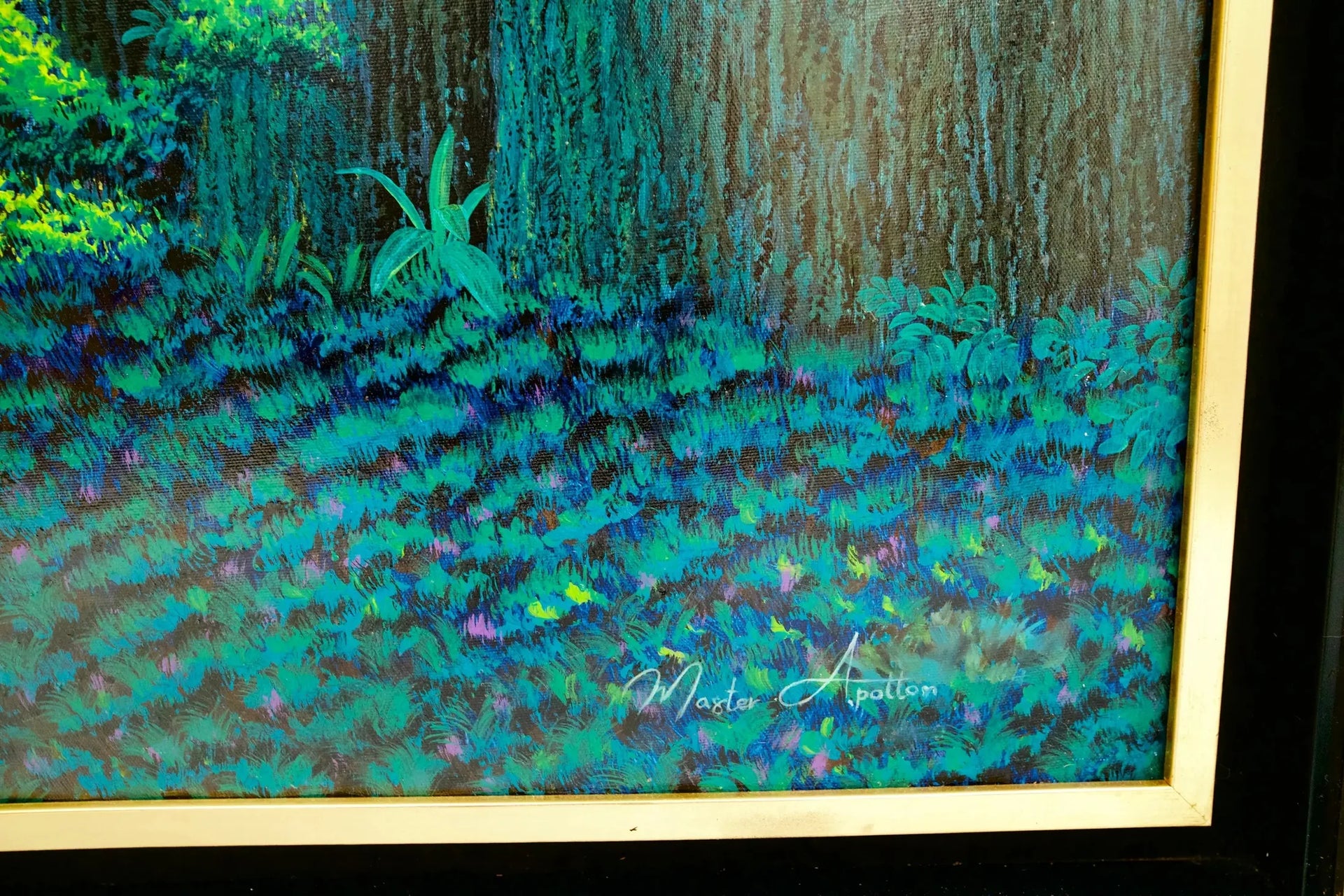 Chemin dans la Forêt Verte | 130 x 190 cm image 18 reproduction de peinture à l’huile