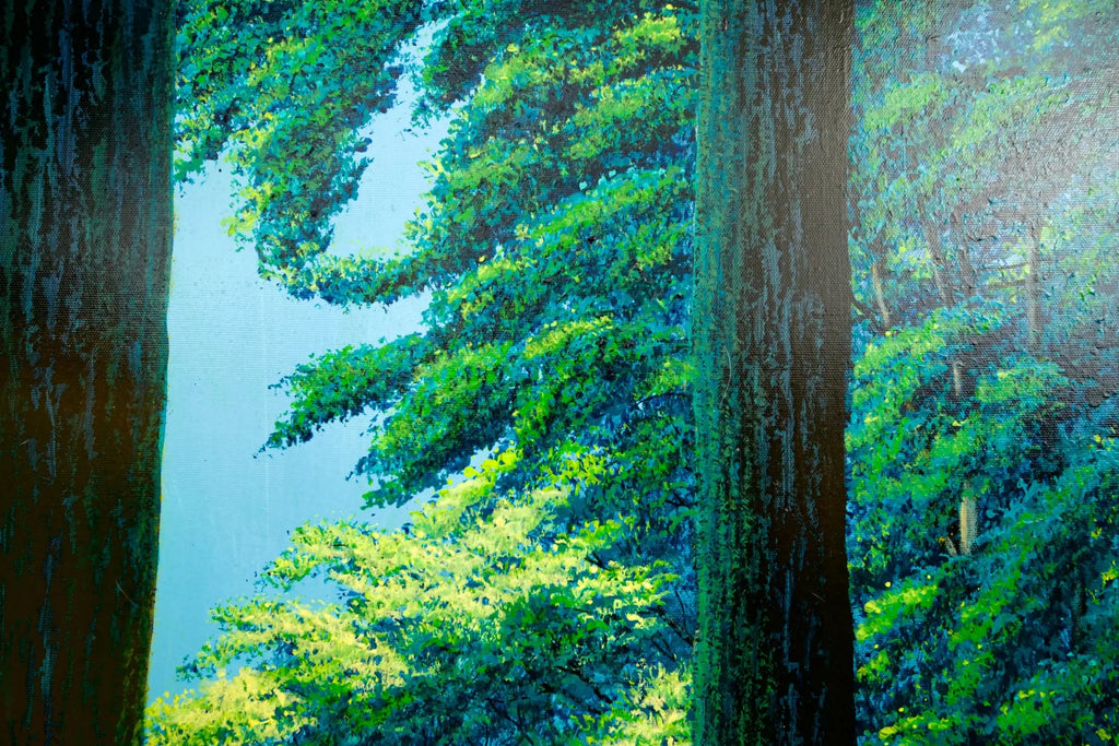 Chemin dans la Forêt Verte | 130 x 190 cm image 4 reproduction de peinture à l’huile