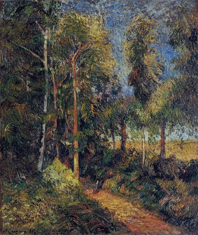 Chemin dans la hêtraie - Paul Gauguin