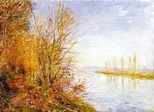Chemin de By au bois des Roches-Courtaut, été de la St Martin - Alfred Sisley