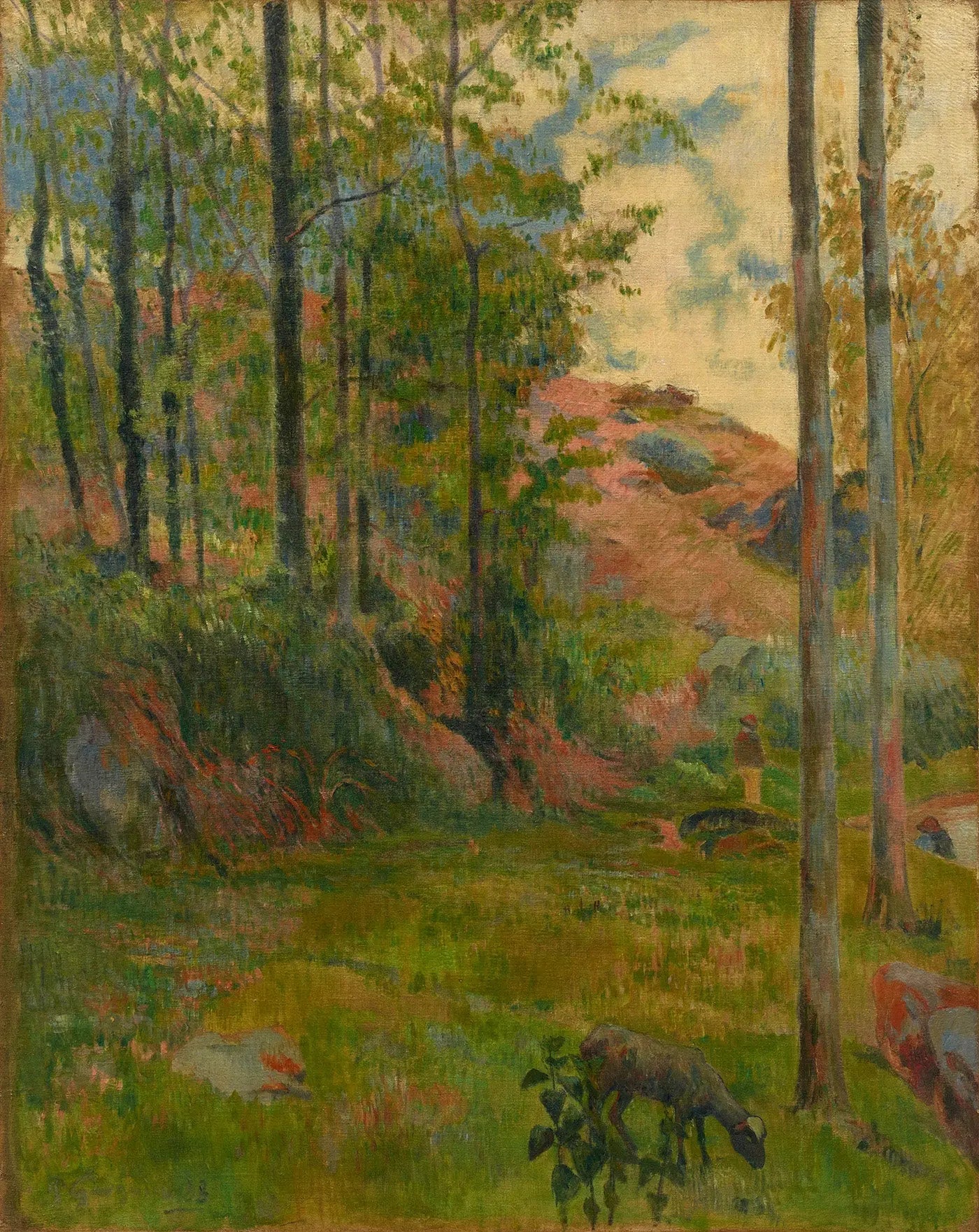 Chemin en bas de Pont-Aven - Paul Gauguin image 1 tableau peint à l’huile sur toile