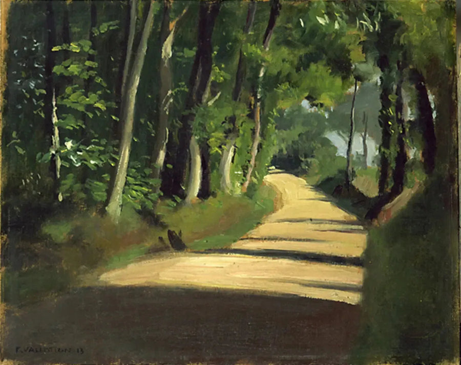 Chemin ensoleillé à Honfleur - Félix Vallotton