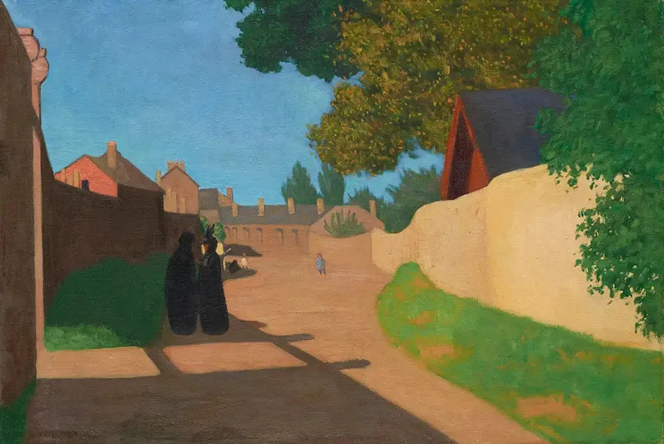 Chemin ensoleillé - Félix Vallotton image 1 copie de tableau peinte à la main