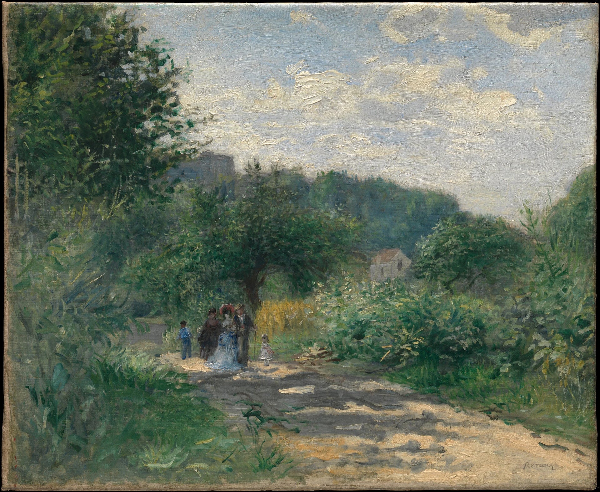 Un chemin à Louveciennes - Auguste Renoir