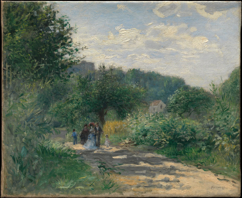 Un chemin à Louveciennes - Auguste Renoir