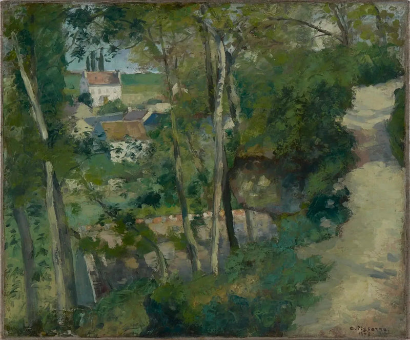 Chemin montant, rue de la Côte-du-Jalet, Pontoise - Camille Pissarro