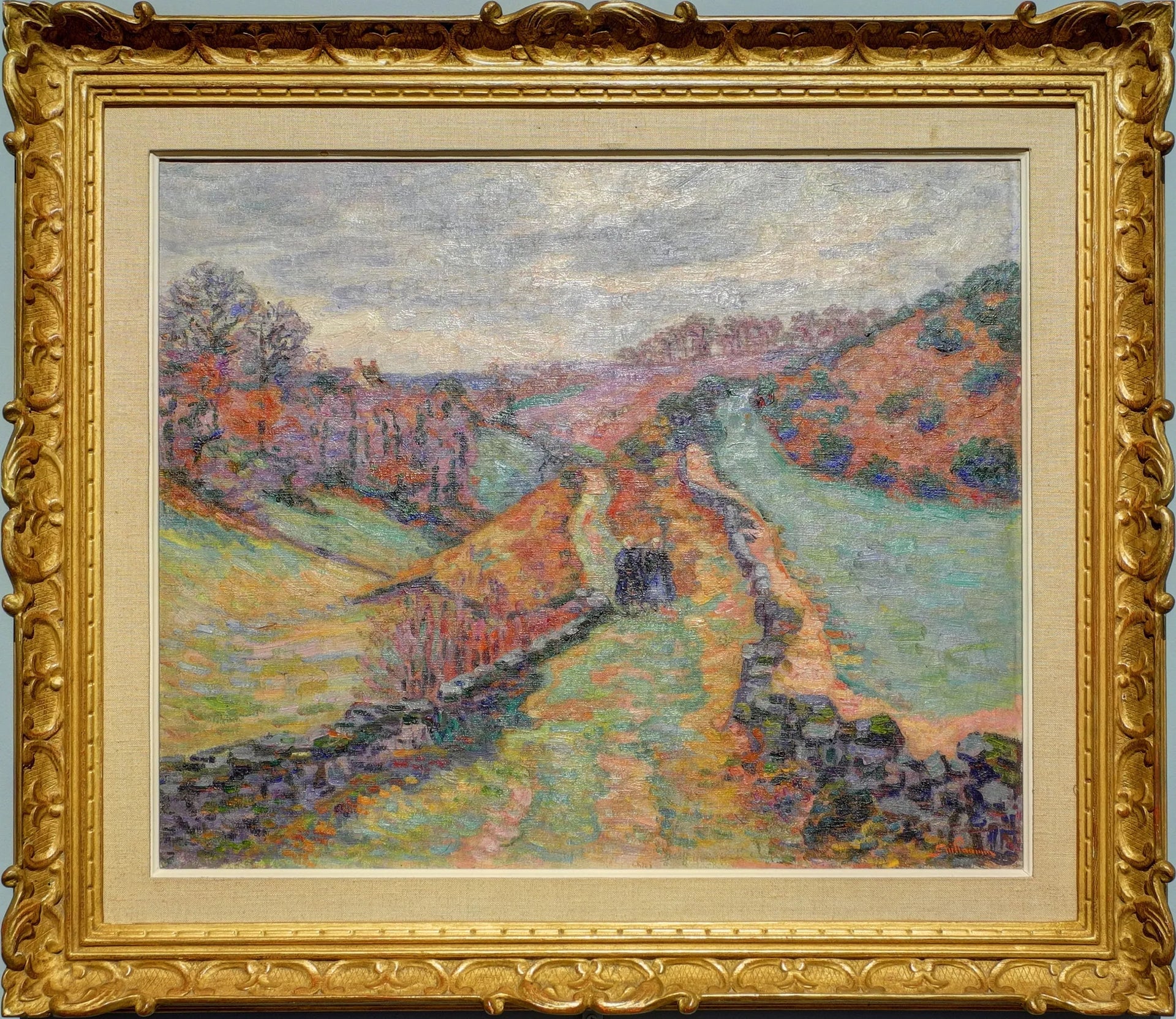 Chemin près de Crozant. - Armand Guillaumin image 1 copie peinte à la main à l’huile