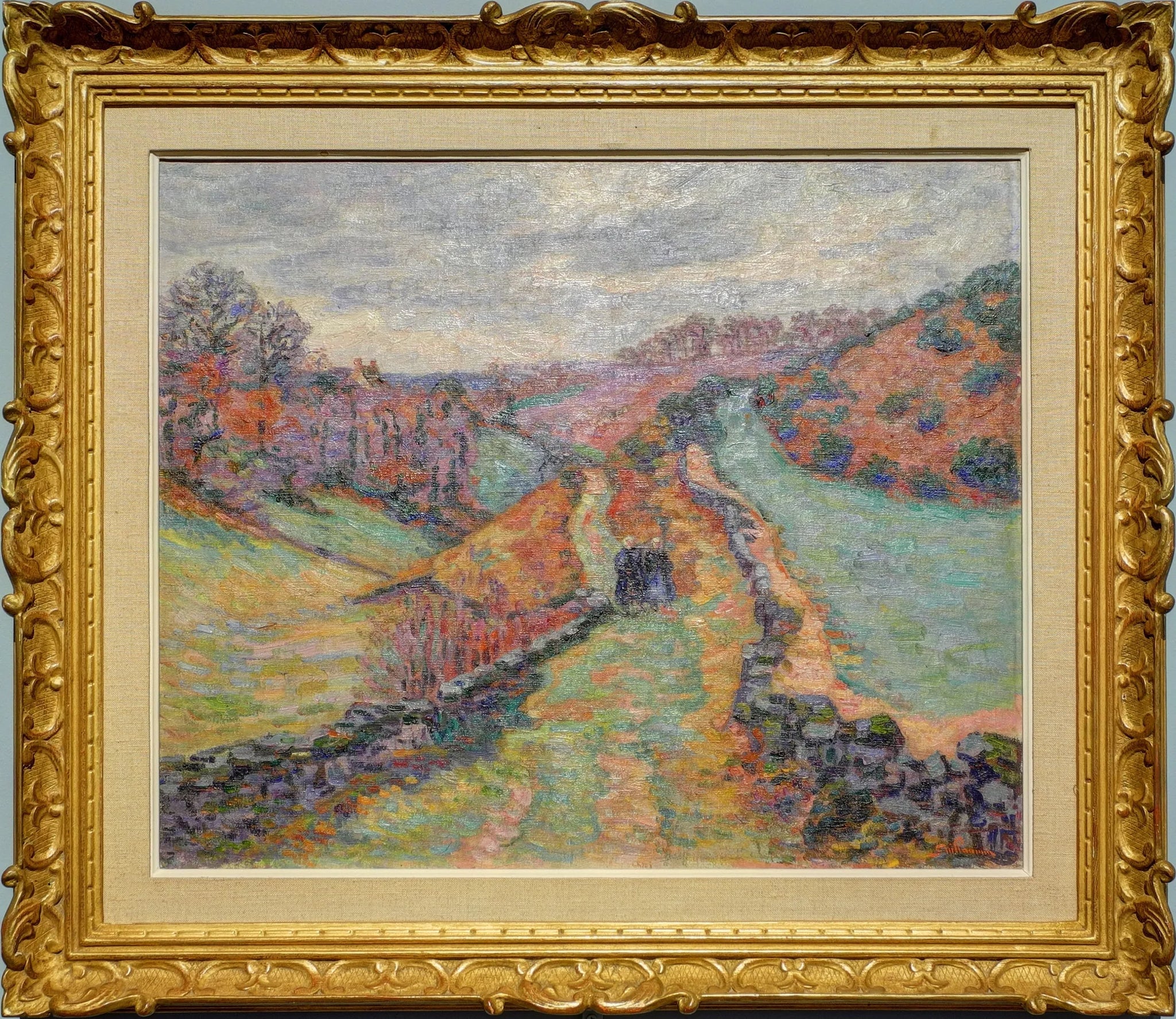 Chemin près de Crozant. - Armand Guillaumin image 1 copie peinte à la main à l’huile