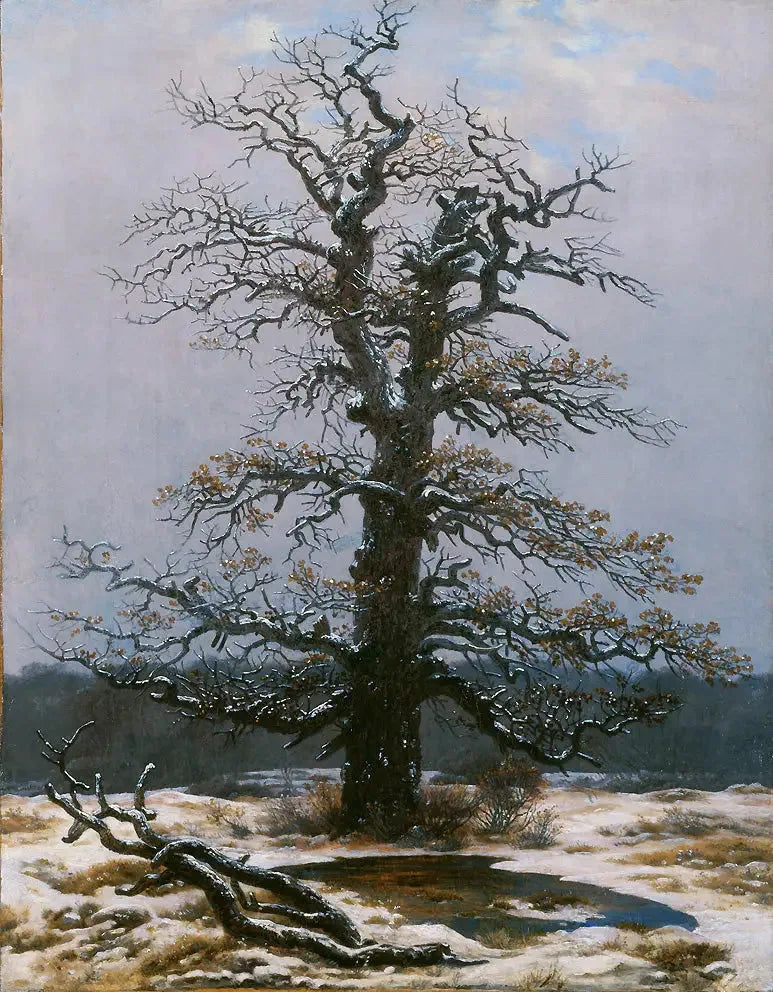Chêne sous la neige - Caspar David Friedrich image 1 tableau peint à l’huile sur toile