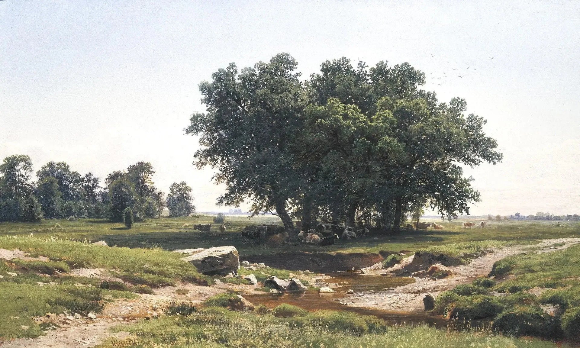 Chênes - Ivan Chichkine image 1 reproduction de peinture à l’huile