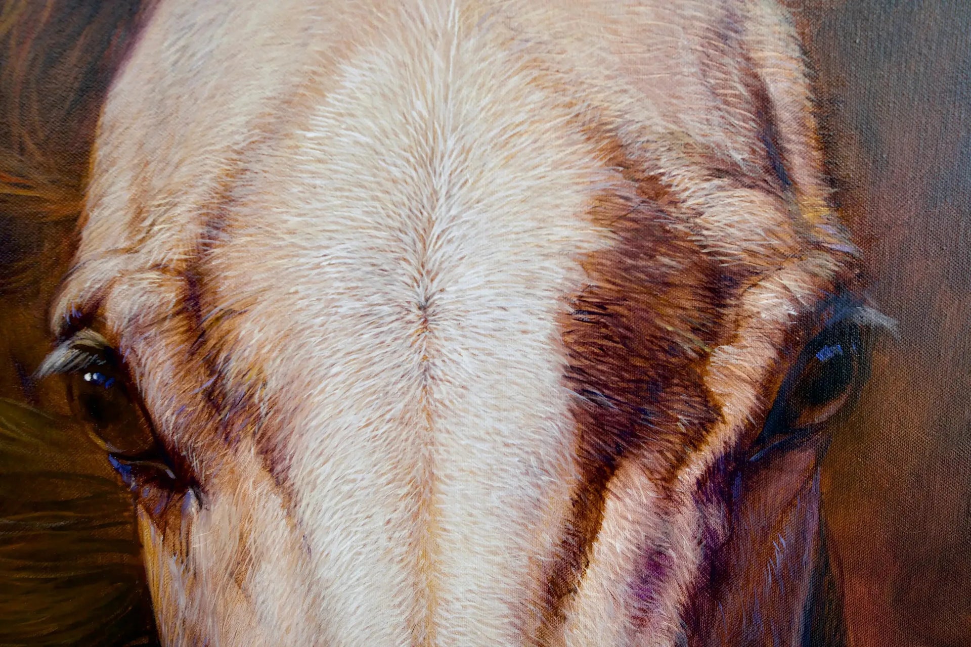 Cheval | 100 x 130 cm image 4 reproduction de peinture à l’huile