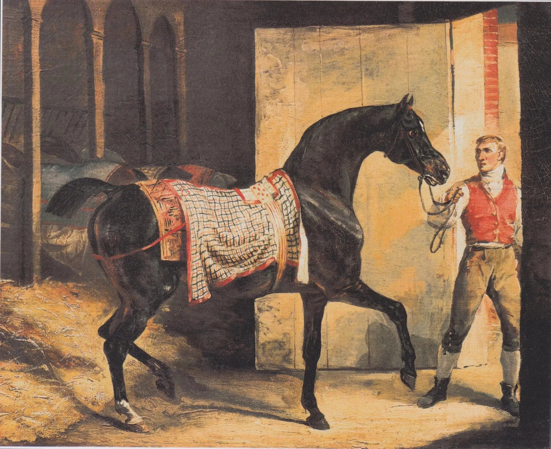 Cheval sortant de l'écurie - Théodore Géricault image 1 reproduction réalisée par Alpha Reproduction