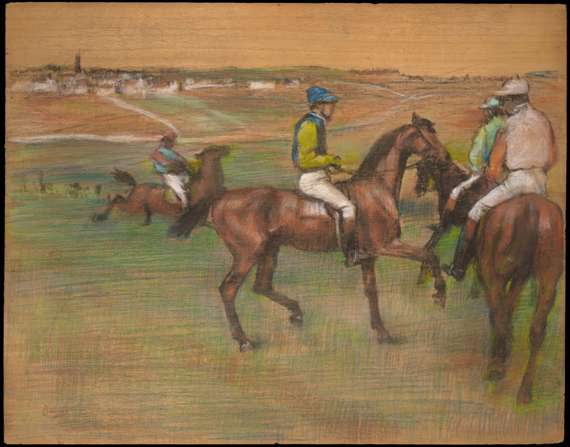 chevaux de course - Edgar Degas