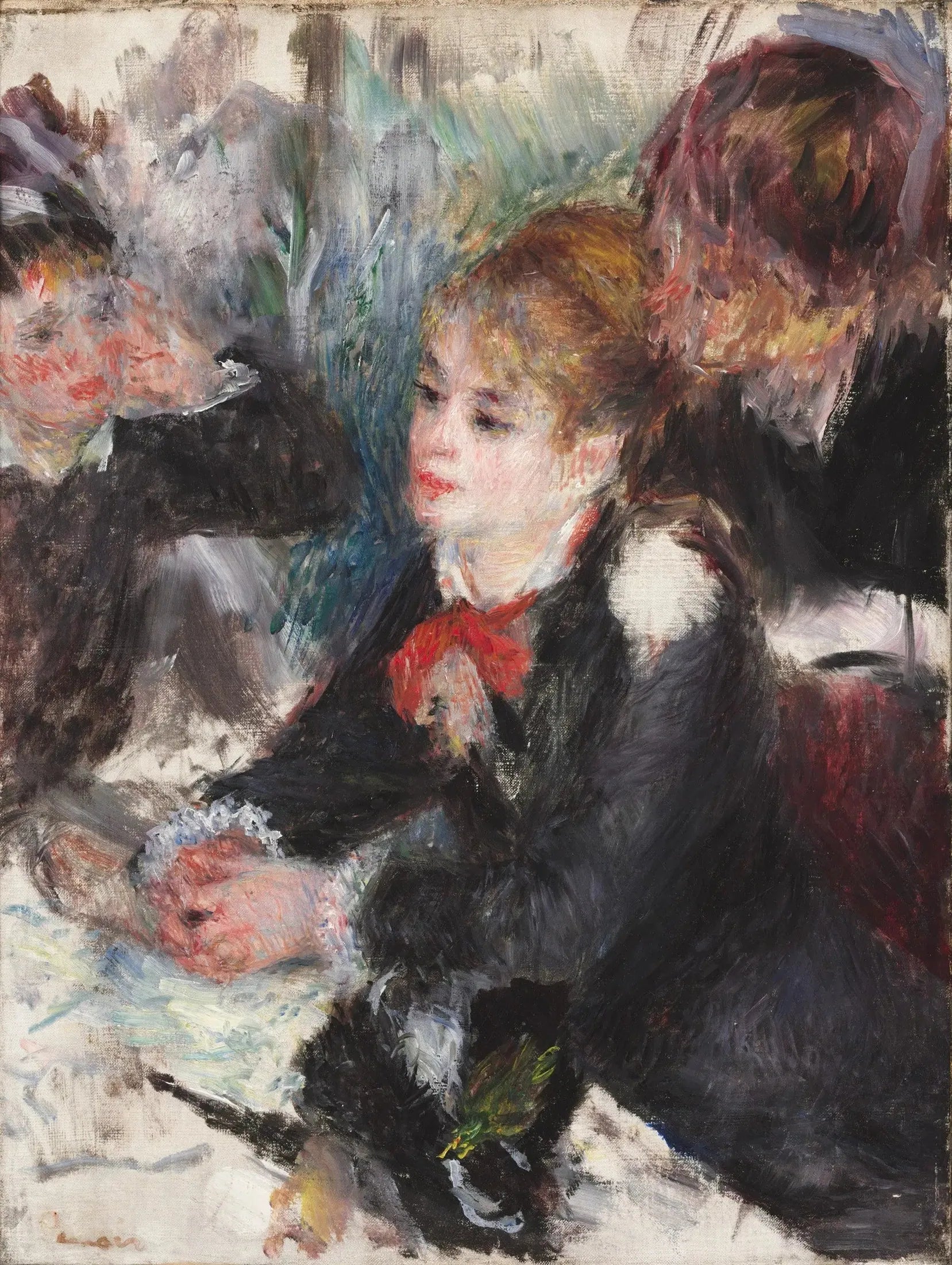 Chez la modiste - Pierre-Auguste Renoir image 1 copie de tableau peinte à la main