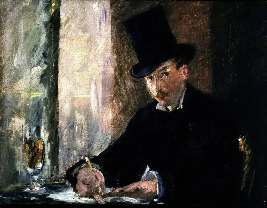 Chez Tortoni - Édouard Manet image 1 tableau peint à l’huile sur toile