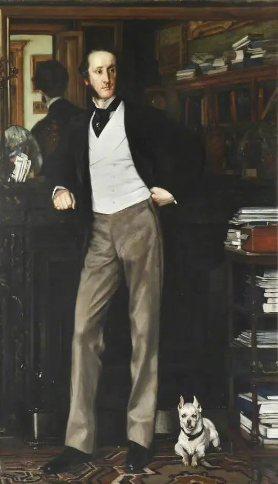 Chichester Samuel Parkinson-Fortescue (1823–1898), baron Carlingford et 2e baron Clermont - James Tissot image 1 reproduction de peinture à l’huile