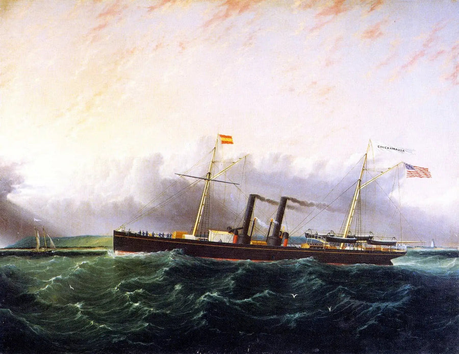 Chickamauga - James E. Buttersworth image 1 tableau peint à l’huile sur toile