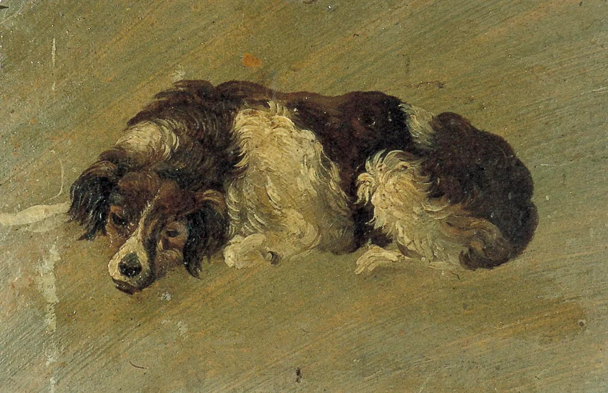 Chien - Theo van Doesburg image 1 copie peinte à la main à l’huile